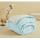 Κουβερτοπάπλωμα Υπέρδιπλο Flannel Sherpa Προβατάκι 220X240 FLANNEL-Γαλάζιο