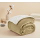 Κουβερτοπάπλωμα Υπέρδιπλο Flannel Sherpa Προβατάκι 220X240 FLANNEL-Μπέζ