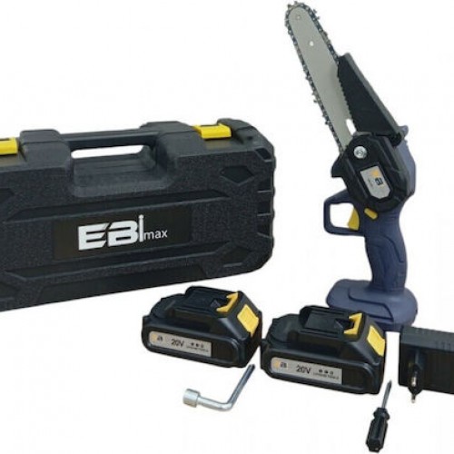 Αλυσοπρίονο EB MAX Με 20cm Λάμα Και 2 Μπαταρίες TOOLS-EM-24S-1