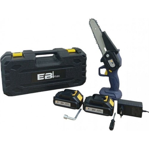 Αλυσοπρίονο EB MAX Με 20cm Λάμα Και 2 Μπαταρίες TOOLS-EM-24S-1