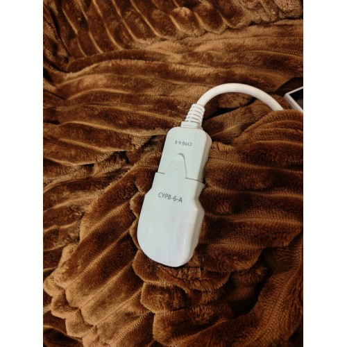 Διπλή Ηλεκτρική Κουβέρτα Καφέ 120W 160x180cm PR2023-03