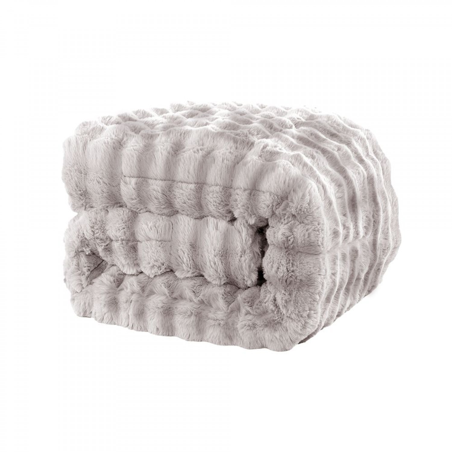 1+1 Κουβέρτα 4kg Υπέρδιπλη Με Προβατάκι 220X240 MONICA-1+1-Καφέ Ανοιχτό