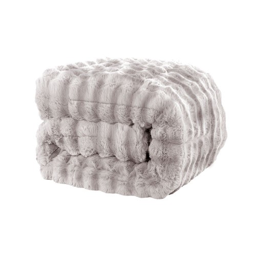 1+1 Κουβέρτα 4kg Υπέρδιπλη Με Προβατάκι 220X240 MONICA-1+1-Καφέ Ανοιχτό