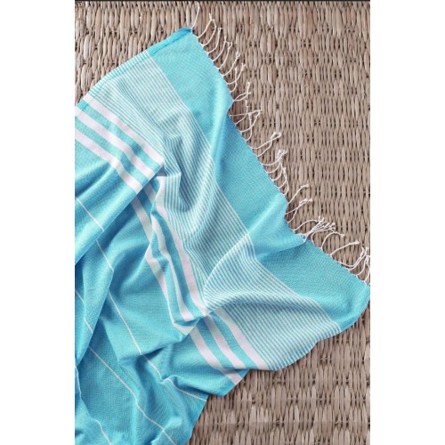 Πετσέτα Θαλάσσης 100% Microfiber 100x180 BEACHTUR-Γαλάζιο